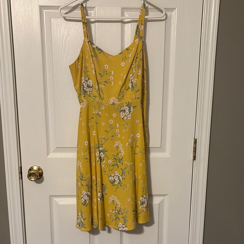 Old Navy Floral Yellow Sundress